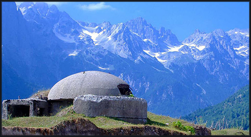 albanian alps bunker