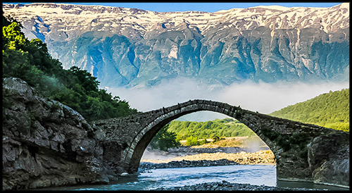 permet katiu bridge albania